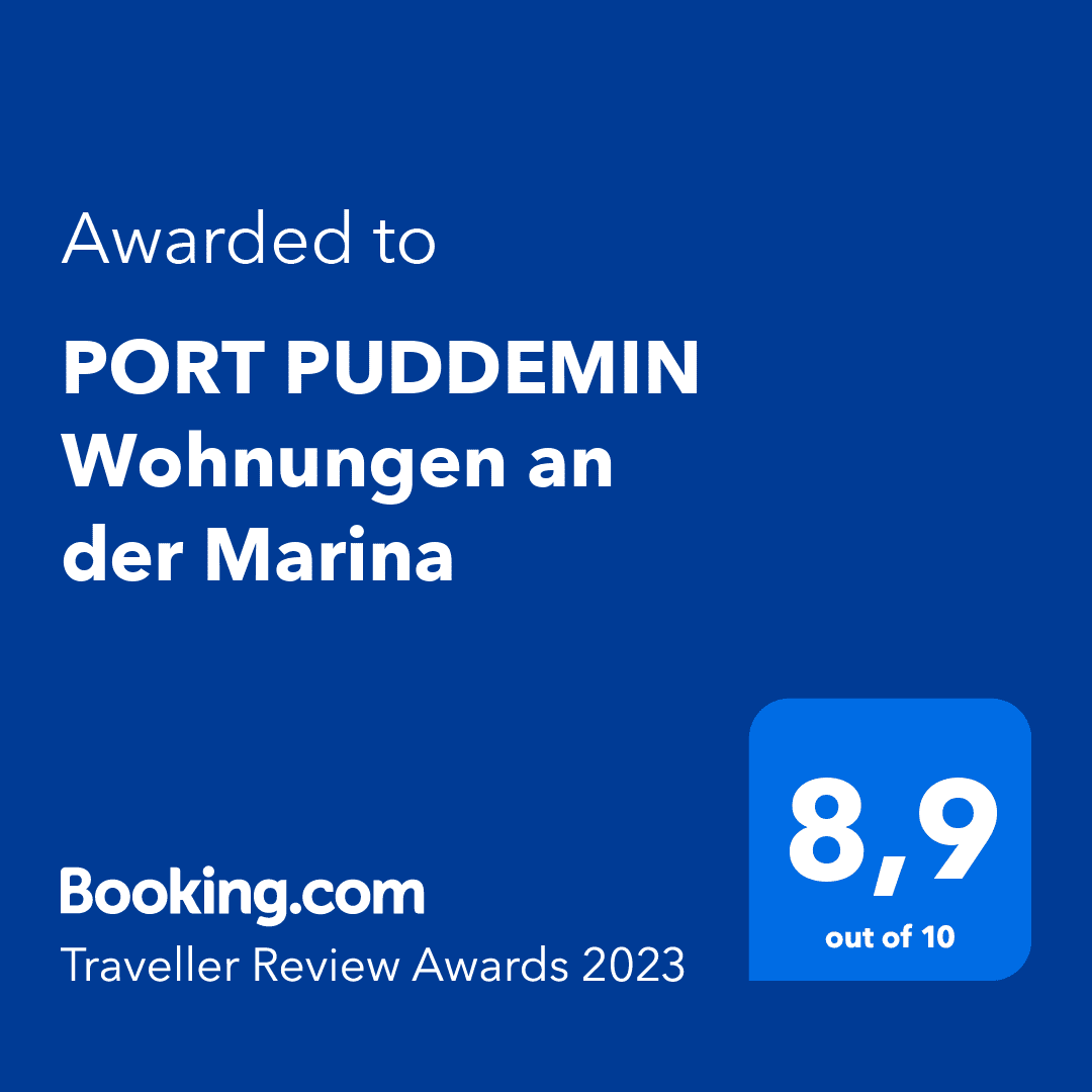 Award 2023 von booking.com: Ferienwohnungen in Puddemin
